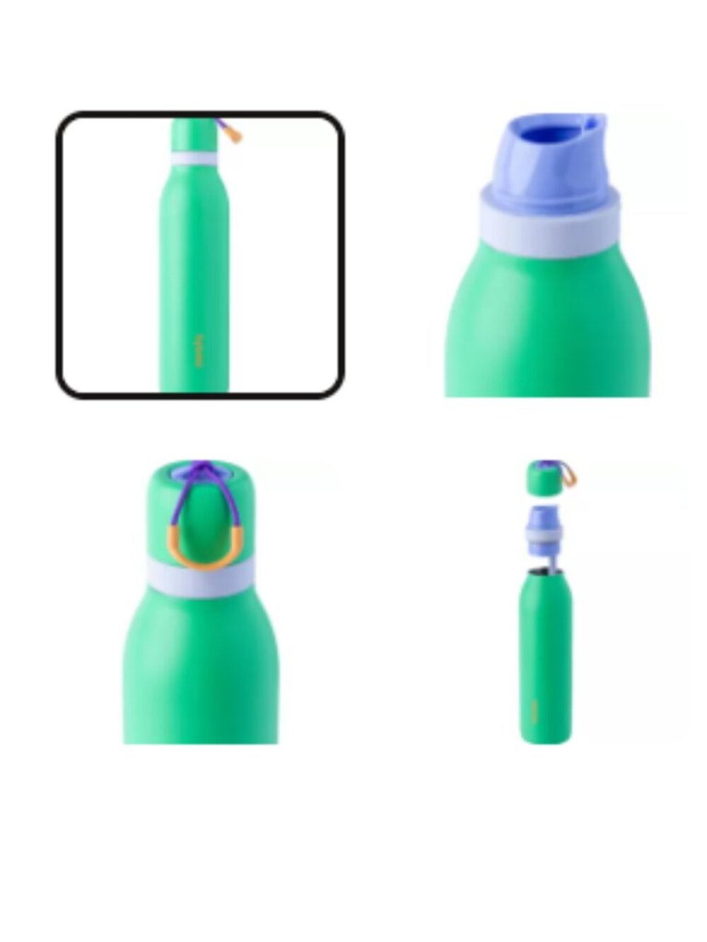 NWT Owala 24 oz. FreeSip Stainless Steel Bottle Twist Lid in Sweet Pea Green